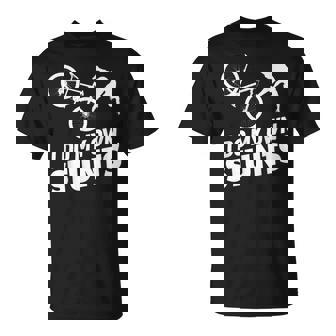 I Do My Own Stunts Funny Mountain Bike T-Shirt | Mazezy