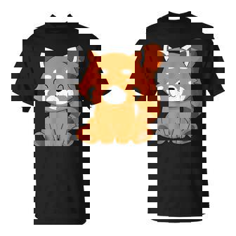 Panda Rosso Bambini Kawaii Panda Rosso Regali Maglietta - Novitaregali