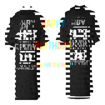 Papà 40° Compleanno Papà 40 Anni Maglietta - Novitaregali