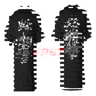 Papa Of The Fast One First Birthday Racing Car Family T-Shirt - Thegiftio