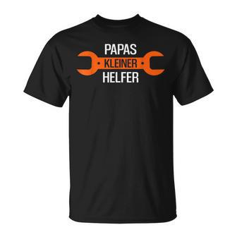 Papas Kleiner Helferaterohn Partner Werkstatt Partner T-Shirt - Geschenkecke