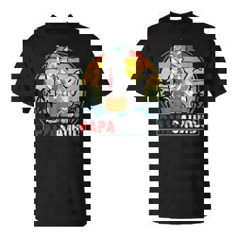 Papasaurus T Rex Dinosaurio Papá Dino Padreauro Hombre Camiseta unisex - Regaloses