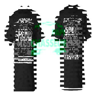 Papou Chasseur Papy Papa Fête Pères Grand-Père La Chasse Fun T-Shirt - Cadeauxyz