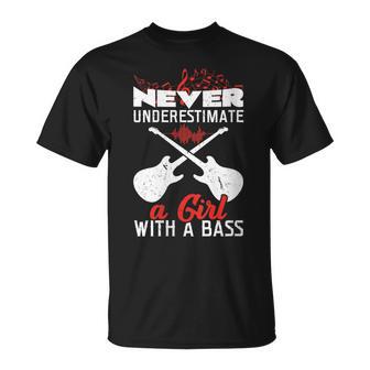 Para Bajista Es Regalo Aficionado A La Música Cuello Camiseta unisex - Regaloses