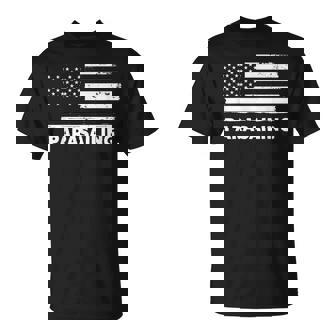 Parasailing Life USA Flag Patriotic Sports T-Shirt | Mazezy