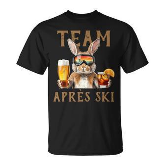 Party Team Aprèski Lustiger Hasekifahren Bier Cocktail T-Shirt - Geschenkecke