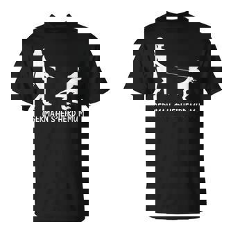 Pastor Alemán Mamá Dinosaurio Gsd Dueños Divertido Día De La Madre Camiseta unisex - Regaloses