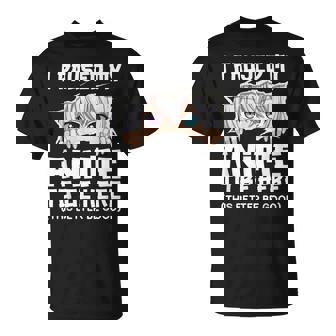 I Paused My Anime To Be Here Otaku Manga Girl Peeking T-Shirt | Seseable FR