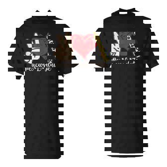 Peace Love Flute T-Shirt | Mazezy