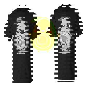 Personaje De Dibujos Animados De Aguacate Feliz Camiseta unisex - Regaloses