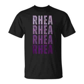Personalized Name Rhea I Love Rhea T-Shirt - Thegiftio