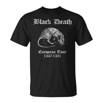 Peste Noire Tour Européen 1347-1351 T-Shirt - Cadeauxyz