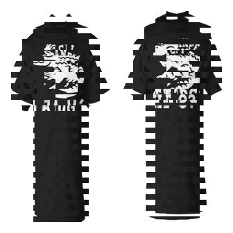 Can I Pet That Dog Alligator Meme Dawg T-Shirt - Monsterry