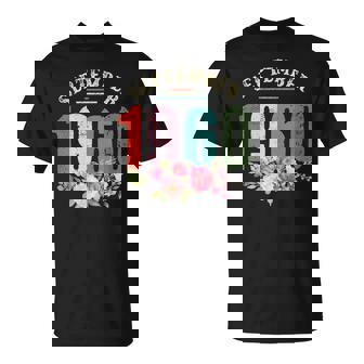 Pheptiembre 1960 60 Años De Edad Fiesta De Cumpleaños Traje Mamá Camiseta unisex - Regaloses