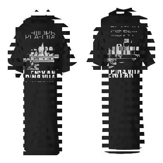 Philadelphia Pennsylvania Skyline Philadelphia Souvenir T-Shirt | Mazezy