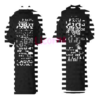 Phrase Drôle Cadeau Rigolo Fan De Licorne Humour Noël T-Shirt - Cadeauxyz