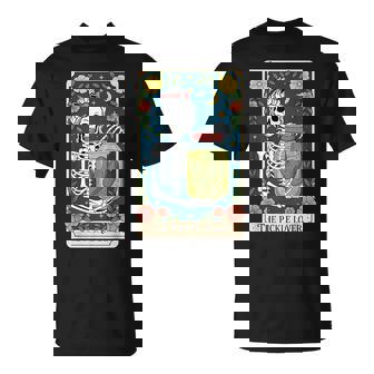 The Pickle Lover Tarot Card Messy Bun T-Shirt | Mazezy