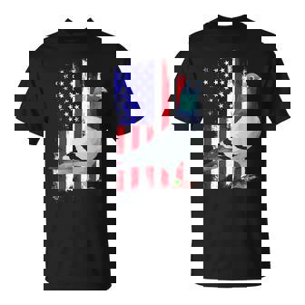 Pigeon Breeders Racing Pigeon Bird 4th Of July USA Patriotic T-Shirt | Mazezy