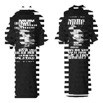 Pigeon Who Am I Gonna Crap On Today Pigeon T-Shirt | Mazezy