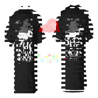 Pijamas Familiares A Juego Con Papá Noel Para Fiestas Navideñas Divertidas Camiseta unisex - Regaloses