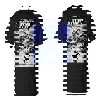 Pingouin Nihiliste Trinding Marchanters Les Montagnes T-Shirt - Cadeauxyz