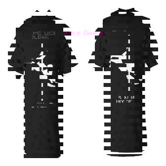 Pole Dance Figureilhouette Fille Accessoires D'entraînement T-Shirt - Cadeauxyz