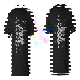 Poledance Bar Pole Dance Fitness Paintplatters Donne Maglietta - Novitaregali