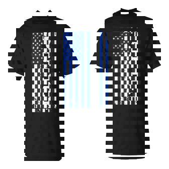 Police Officer Usa American Flag T-Shirt | Mazezy