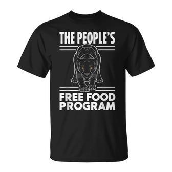 Powerful Panther The People's Free Food Program T-Shirt | Mazezy