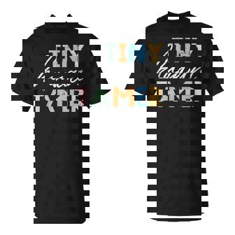 Preschool Teacher Tiny Human Tamer Cute Kindergarten Women T-Shirt - Thegiftio