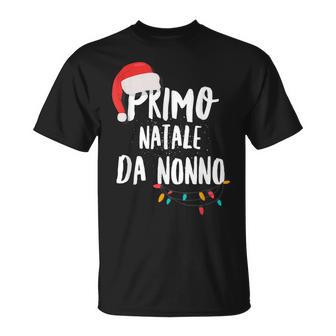 Primo Natale Da Nonno Gravidanza Uomo Futuro E Neo Nonno Maglietta - Novitaregali