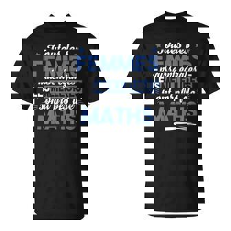 Prof Professeur Maths Fille Métier Humour Cadeau T-Shirt - Cadeauxyz