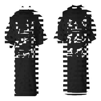 Profesor De Yoga Posturas De Yoga Entrenamiento De Yoga In Mangas Camiseta unisex - Regaloses