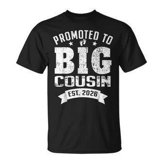Promoted To Big Cousin 2026 Cool Cousin Baby Announcement T-Shirt | Seseable CA