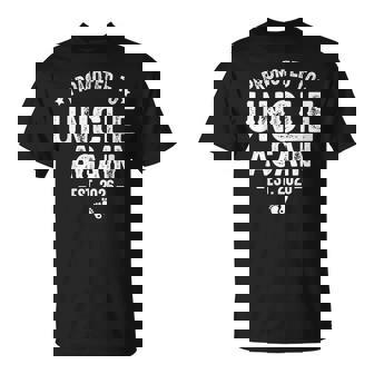 Promoted To Uncle Again Est 2026 Expecting Father T-Shirt - Monsterry