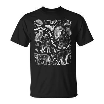Protect The Local Wildlife Forest Animals Nature Woodland T-Shirt - Thegiftio UK