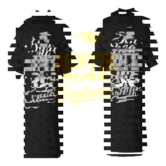 Proud Auntie Of A Class Of 2025 Graduate Senior Graduation T-Shirt - Monsterry