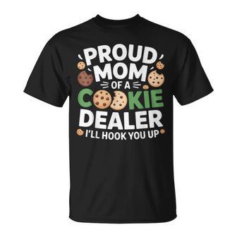 Proud Cookie Dealer Mom Baking Mama Dessert Humor T-Shirt | Mazezy