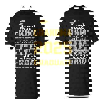 Proud Grandma Of 2025 Graduate College Graduation T-Shirt - Thegiftio