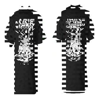 Proud Marine Mama For Mom Marines Dont But Their Moms Do Mil T-Shirt | Mazezy