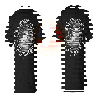 Proud To Have Served Female Veteran Day 4Th Of July Usa Flag T-Shirt | Mazezy