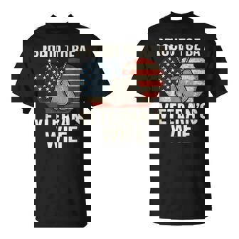 Proud Veteran’S Wife Patriotic Veterans Day T-Shirt - Thegiftio