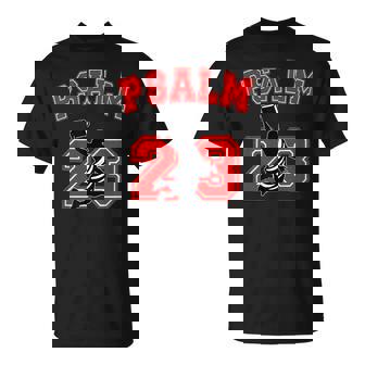 Psalm 23 Jesus Bible Dunk Yahweh Faith Based Christian T-Shirt - Thegiftio