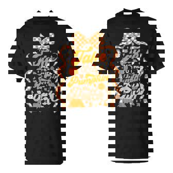 Take Me To The Pumpkin Patch Thanksgiving Autumn Fall Y'all T-Shirt - Monsterry