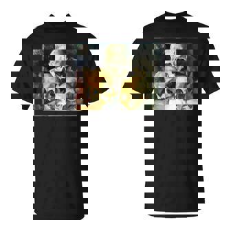 Pyramid Of Skulls French Post-Impressionist Paul Cezanne T-Shirt | Mazezy