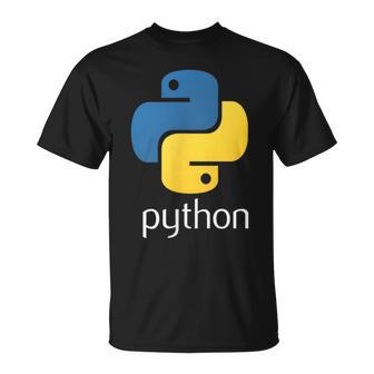 Python Programmer Para Desarrolladores De Computadora Camiseta unisex - Regaloses