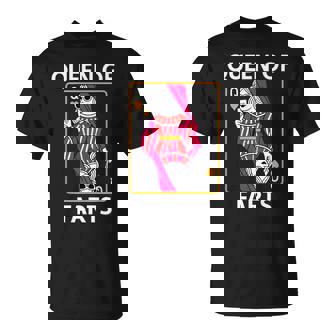 Queen Of Farts Carte À Jouer Humoristiqueans Charnière Inscription Dad Blague Gag Meme T-Shirt - Cadeauxyz