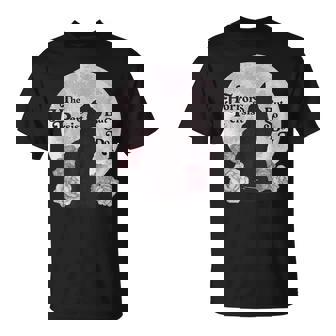 Quote The Horrors Persist But So Do I Floral Cat Lover T-Shirt - Monsterry