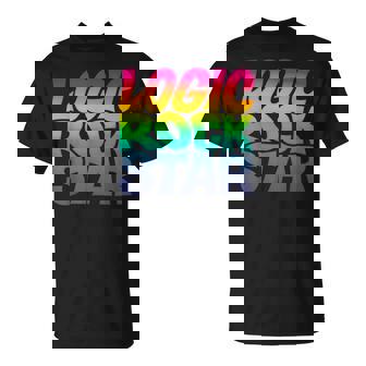 Rainbow Gradient Typography Tシャツ - Kawaiitshirt