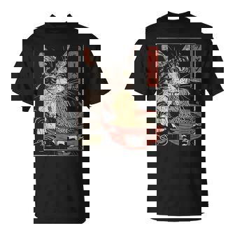 Ramen Tiger Japonaises Chaton Japon T-Shirt - Cadeauxyz